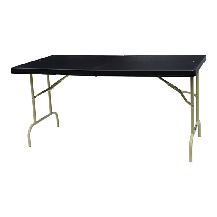 IndestrucTable® Classic ECO™ Bi-Fold Folding Table, Black, 30" x 60"