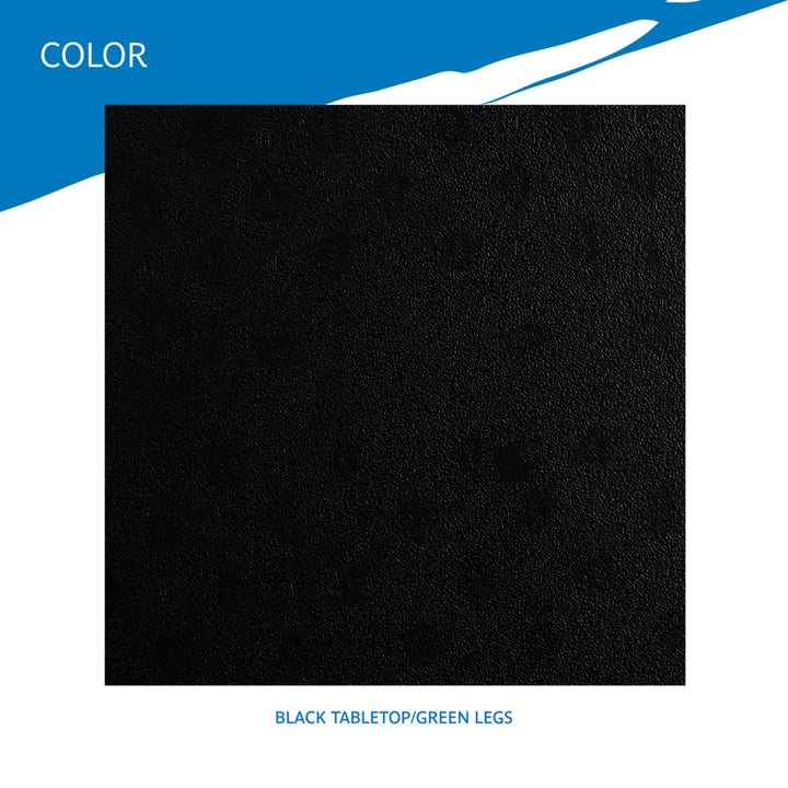 IndestrucTable® Classic ECO™ Bi-Fold Folding Table, Black, 30" x 60"