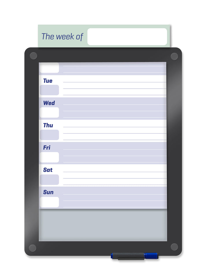 Clarity™  Glass Insert-able Dry Erase Board, 4 sizes