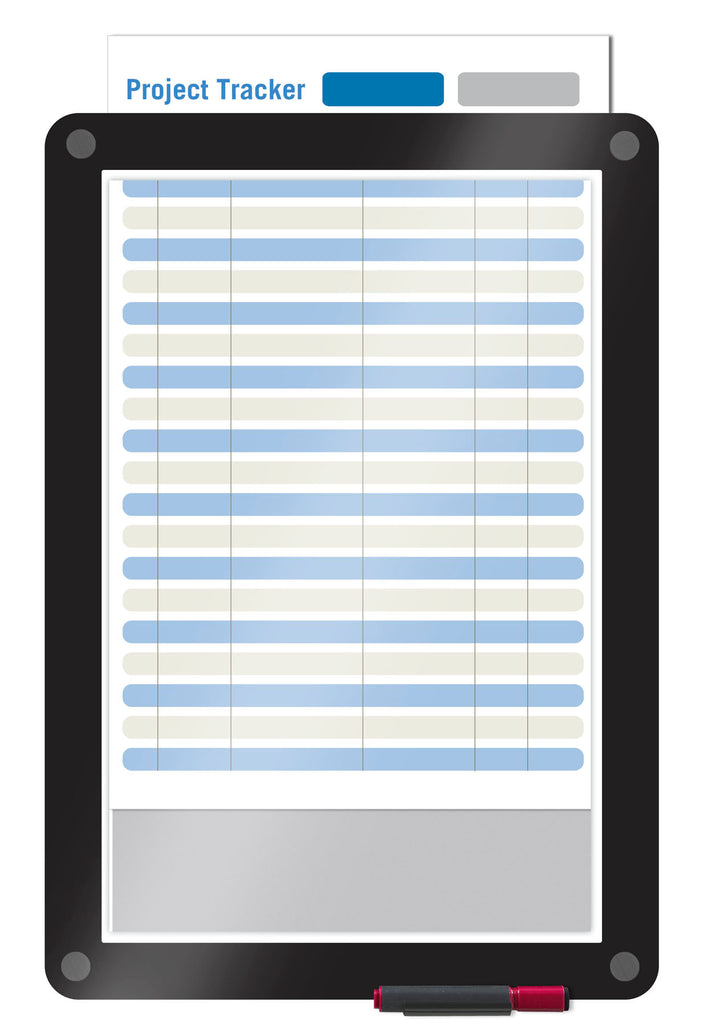 Clarity™  Glass Insert-able Dry Erase Board, 4 sizes