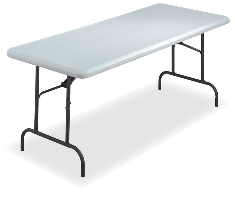 IndestrucTable Classic Folding Table Platinum Granite 3 sizes