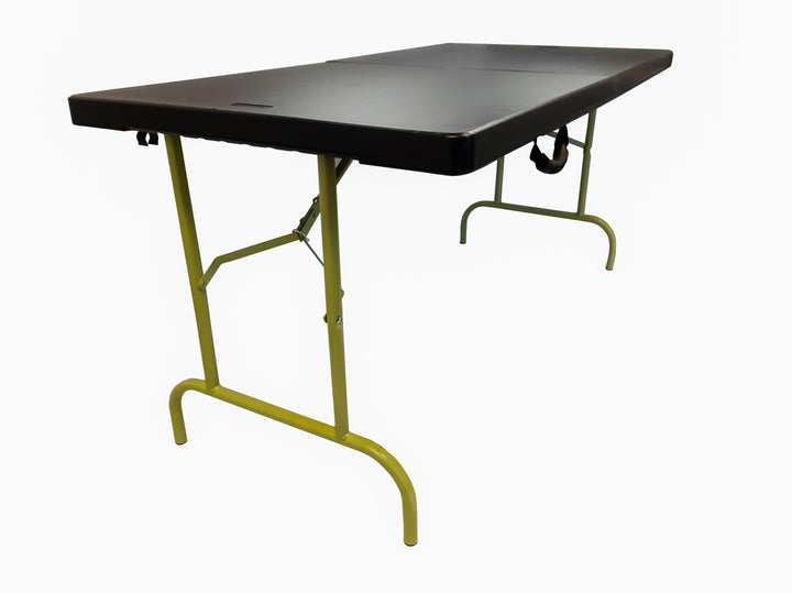 IndestrucTable® Classic ECO™ Bi-Fold Folding Table, Black, 30" x 60"