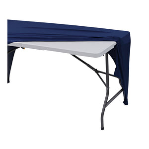 iGear™ Stretch Fabric Table Cover, 6ft. Table, Open-sided, 2 Colors