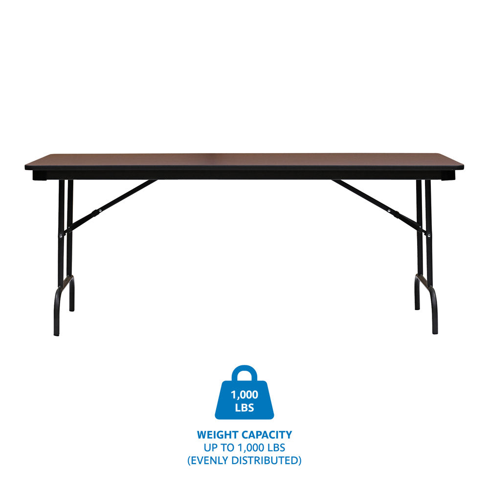 OfficeWorks™ Commercial Wood Laminate Folding Table, 30"x 72", 3 finishes