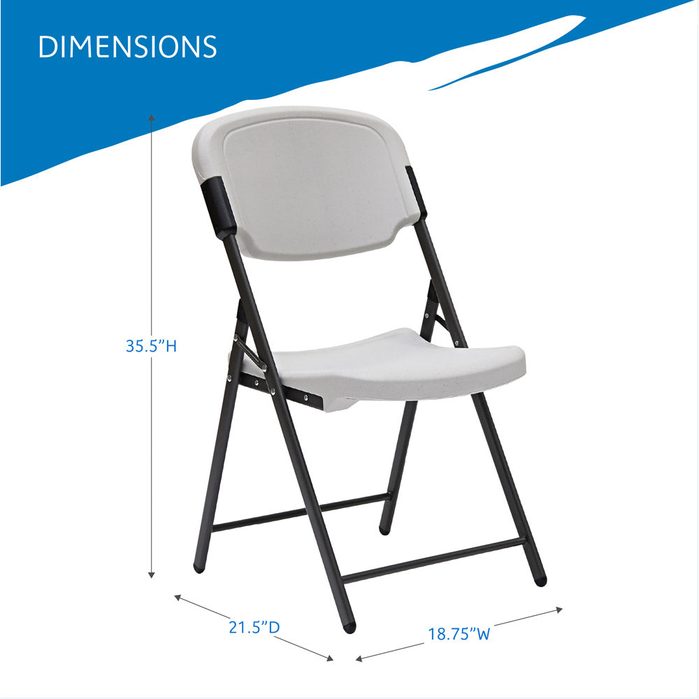 Rough n Ready® Commercial Folding Chair, 2 Colors – Iceberg