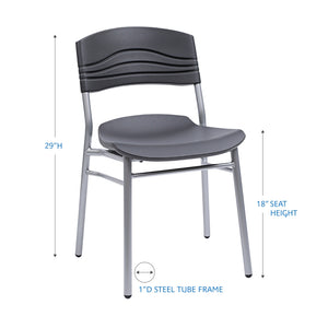 CaféWorks™ Chairs, 2-Pack, Graphite