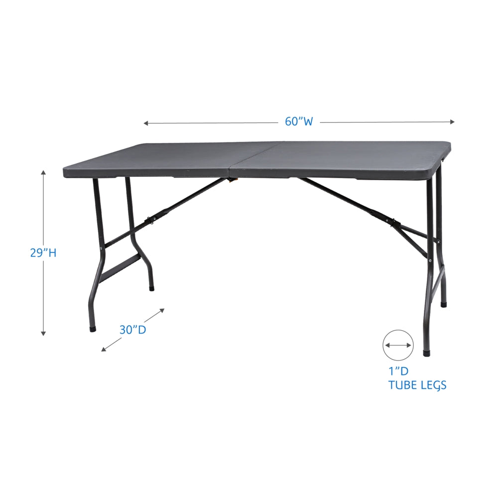 IndestrucTable® Classic Bi-Fold Folding Table, 30