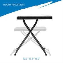 IndestrucTable® Classic "Small Space" Personal Folding Table, 25.5" x 18", 2 Colors
