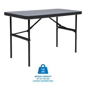 IndestrucTable® Commercial Folding Table,  24"x 48", 2 Colors