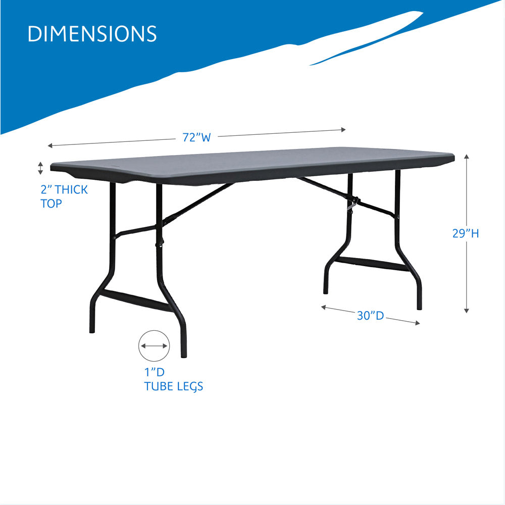 IndestrucTable® Commercial Banquet Folding Table, 30