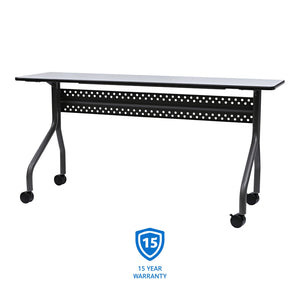 OfficeWorks™ Mobile Training Table, 18"x 60", 2 Finishes