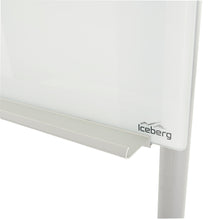 Clarity™  Glass Mobile Presentation White Board Easel