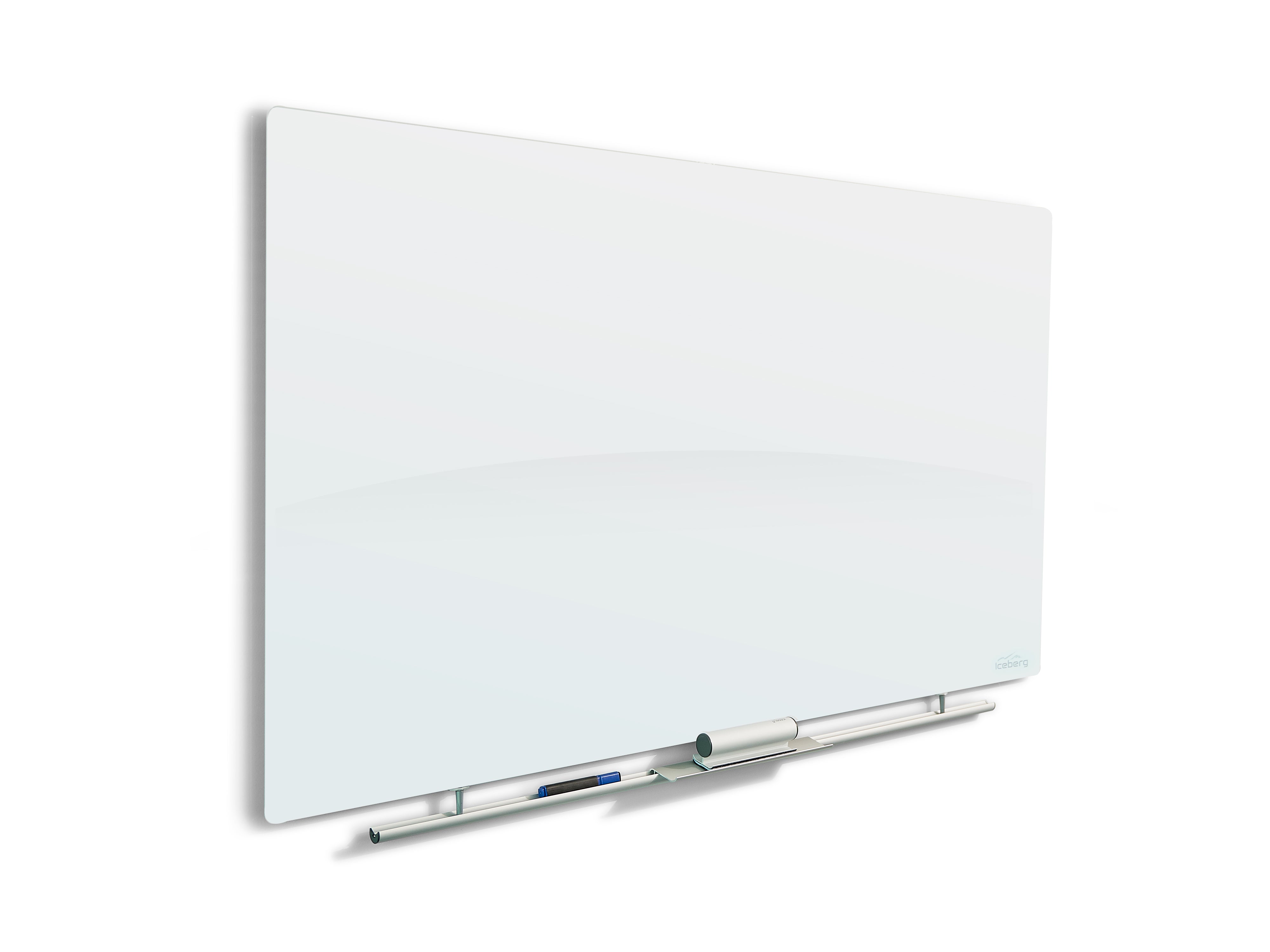 Clarity™ Glass Mobile Presentation White Board Easel – Iceberg Enterprises
