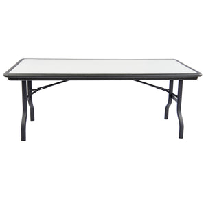 IndestrucTable® Ultimate Folding Table, Black with Gray Granite Inlay, 3 sizes