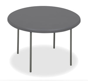 IndestrucTable® Classic Folding Table, 48" Round, 2 Colors