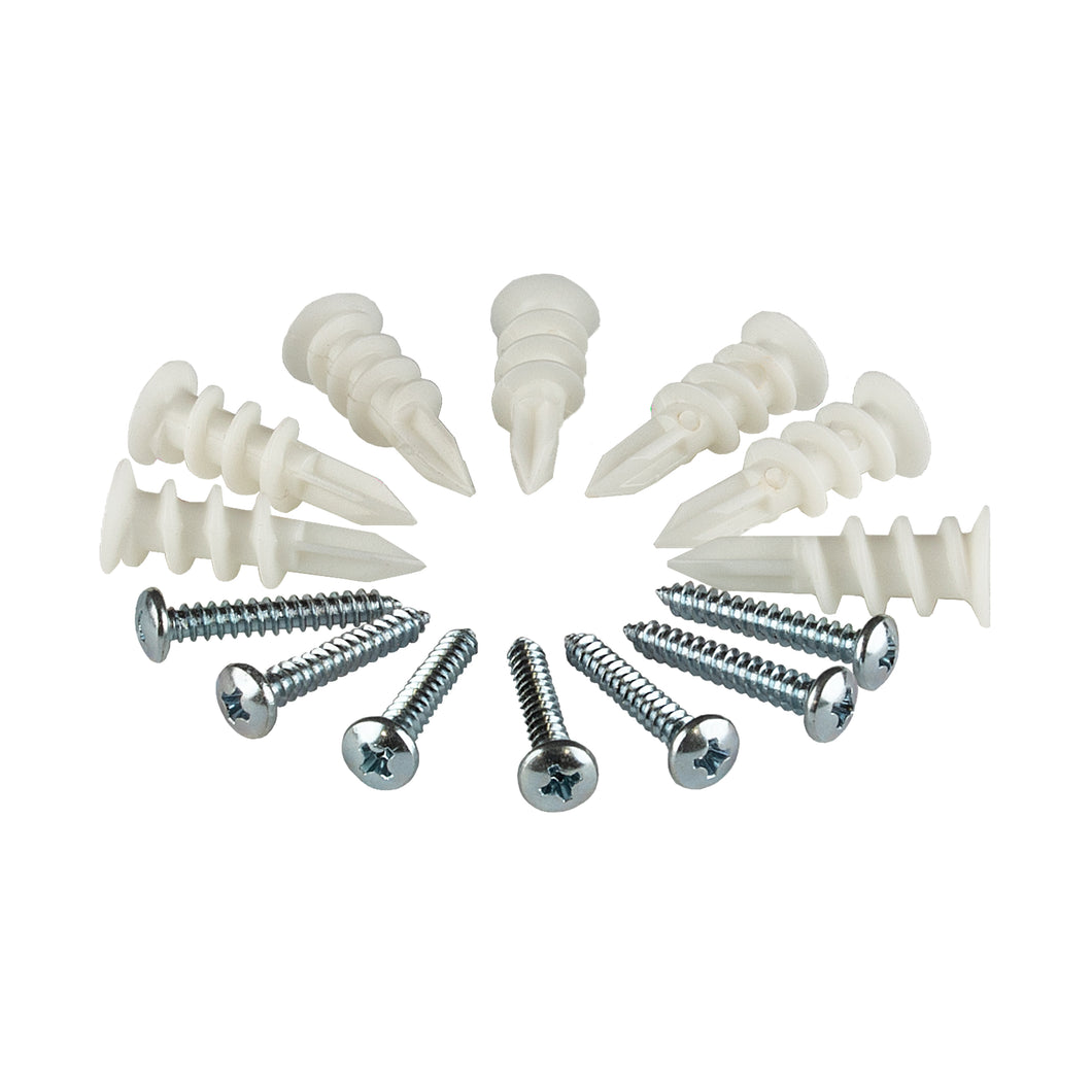 Replacement Mounting Screws and Anchors for Clarity™ Glass Dry Erase White Board
