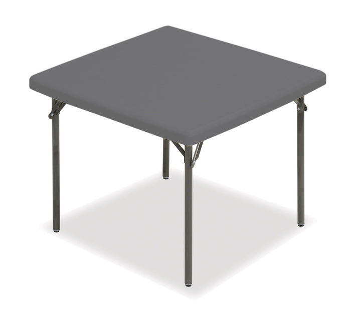 IndestrucTable® Classic Folding Card Table, 37" Square, 2 Colors