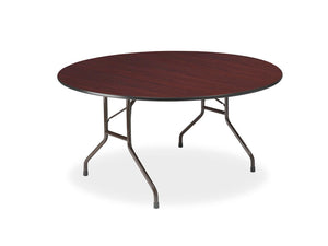 OfficeWorks™ Commercial Wood Laminate Folding Table, 60" Round, 2 Finishes