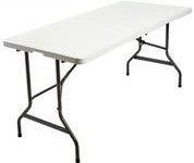 IndestrucTable® Classic Bi-Fold Folding Table, 30"x 60", 2 Colors